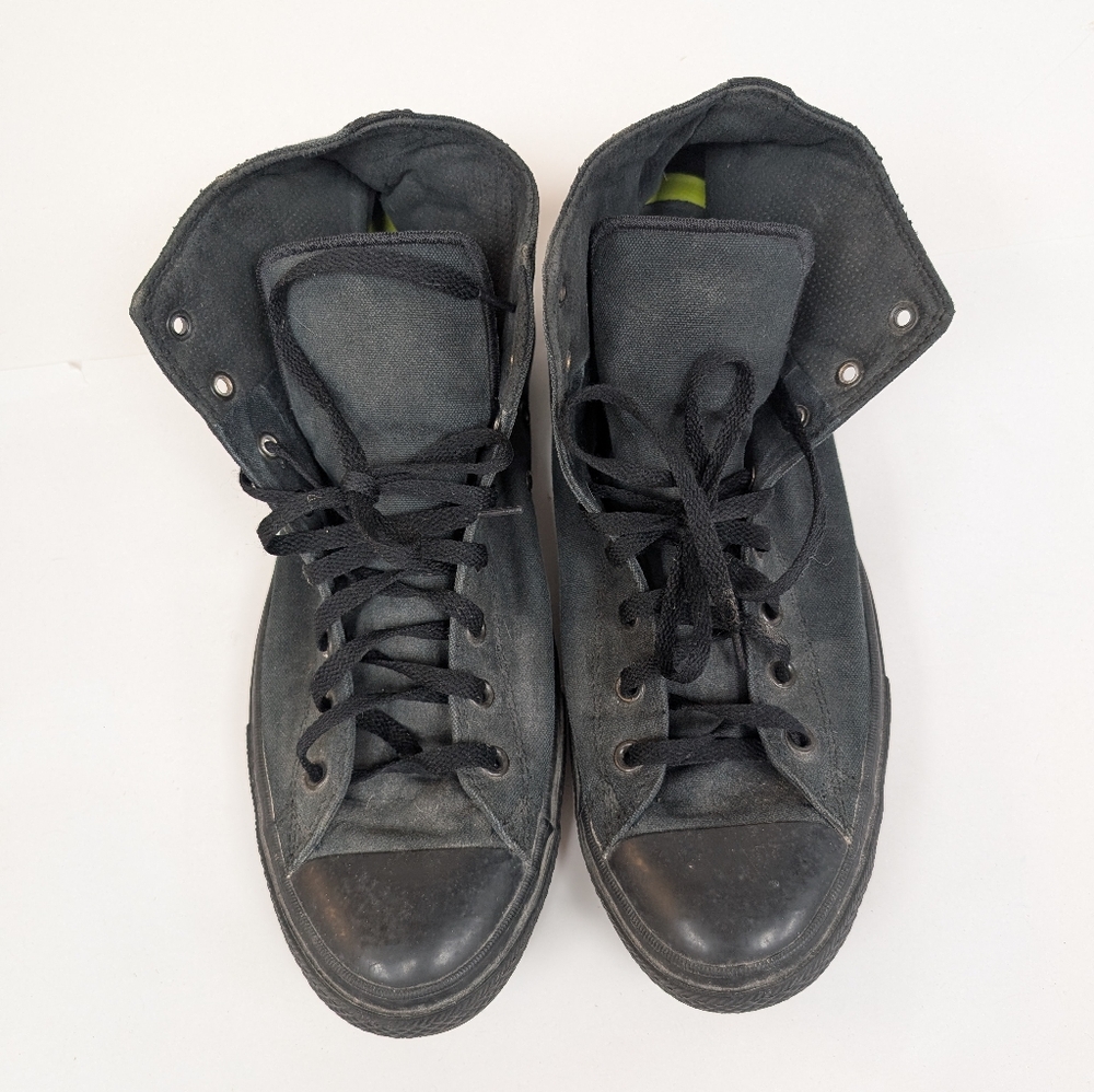 Converse Chuck Taylor II Black High Rise Sneakers Mens 14 - Picture 9 of 9